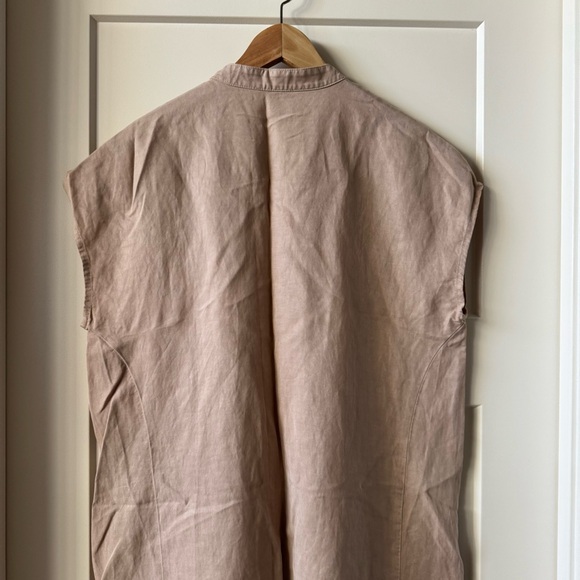 Eileen Fisher Tencel & Linen Button Front Casual Dress size Medium - Picture 10 of 10